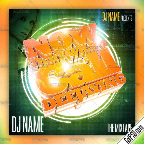 Now That's What I Call Deejaying Mixtape Cd Cover Template - Gotpsd.com