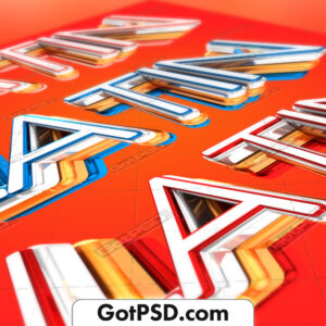 Latin 3D Title Flyer Psd Template - Gotpsd.com
